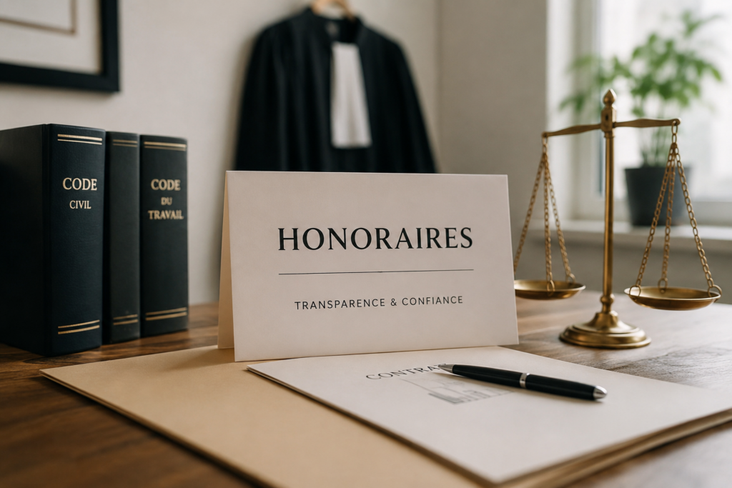 Des honoraires clairs