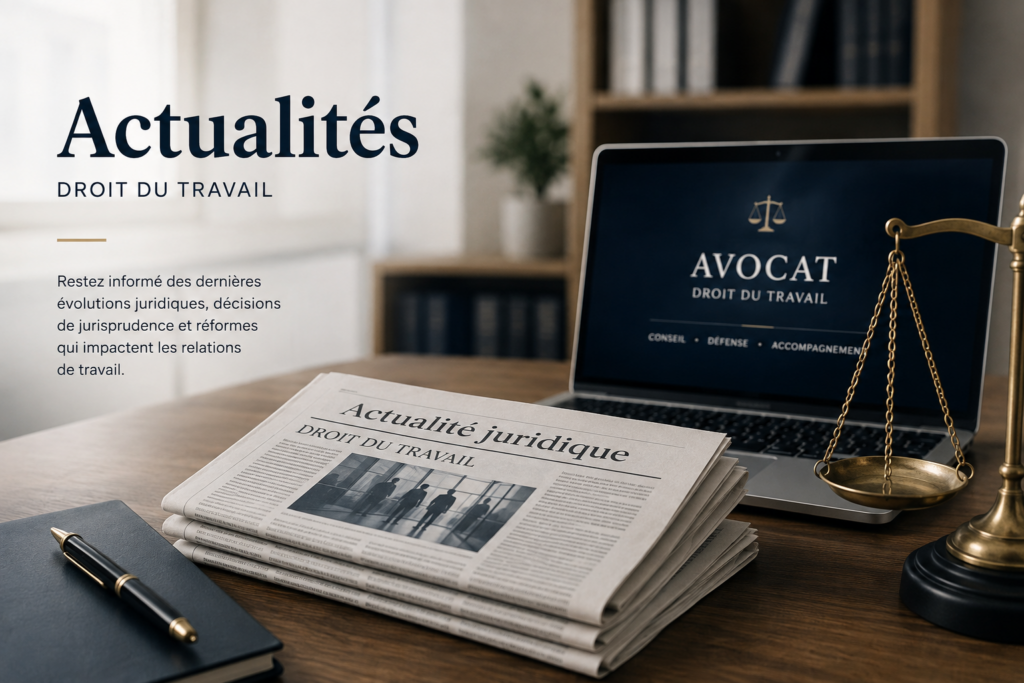 Actualités juridiques droit du travail